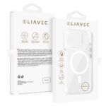Ümbris Liavec Glossy Mag Apple iPhone 16 Pro Max (valge)