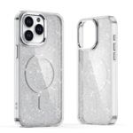 Ümbris Glitter MagSafe Anti-Drop iPhone 17 Pro (läbipaistev)