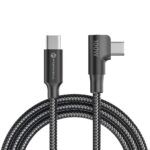Juhe Forcell F-Energy 90° QC4.0 PD 3A 60W Silicone Type-C to Type-C 1.2m (must)