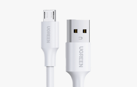 USB juhe Ugreen US289 USB-A - MicroUSB (2m / valge)
