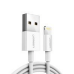 Juhe Ugreen US155 USB to Lightning 2.4A 2M (valge)