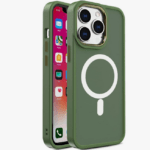 Ümbris Color Matte Magsafe iPhone 14 Plus (roheline)