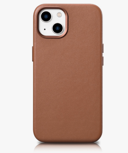 Ümbris iCarer Leather MagSafe iPhone 14 Plus (pruun)