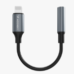 Adapter Wozinsky WALJ-01 Lightning - 3.5mm, kõrvaklappidele (must)