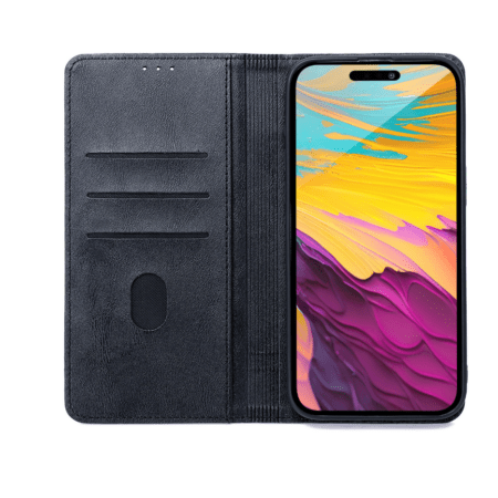 Ümbris kaanega Smart Seam Samsung A52/ A52s (must)