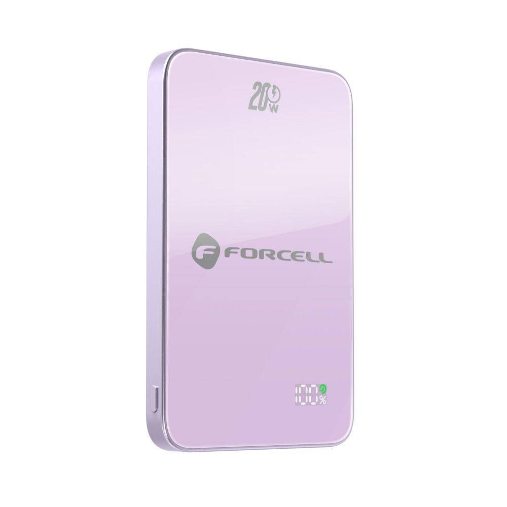 Akupank Forcell F-Energy SuperSlim F5K8 QC4.0 PD3.0 15W 5000 mAh (roosa) Akupank Forcell F-Energy SuperSlim F5K8 QC4.0 PD3.0 15W 5000 mAh (roosa)