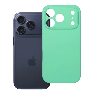 Ümbris Silicone 2mm iPhone 17 Pro Max (roheline)