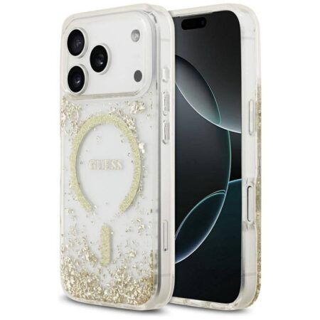 Guess MagSafe Ümbris GUHMP17LRGRGED iPhone 17 Pro (kuldne)