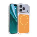 Ümbris Etteri Hidden silicone MagSafe iPhone 17 Pro (läbipaistev/oranz)
