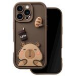 Ultra Trendy 3D ümbris iPhone 16e / 17e capybara (pruun)