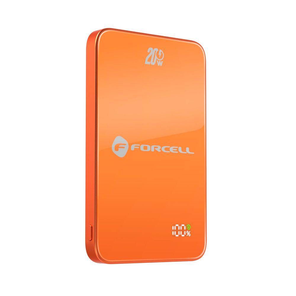 Akupank Forcell F-Energy SuperSlim F5K8 QC4.0 PD3.0 15W 5000 mAh (oranž) Akupank Forcell F-Energy SuperSlim F5K8 QC4.0 PD3.0 15W 5000 mAh (oranž)