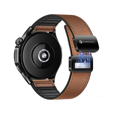 Kellarihm Forcell F-Design FS20 Samsung Galaxy Watch leather 22mm (pruun)