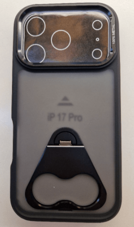 Ümbris metal camera Tripod case iPhone 17 Pro (must)