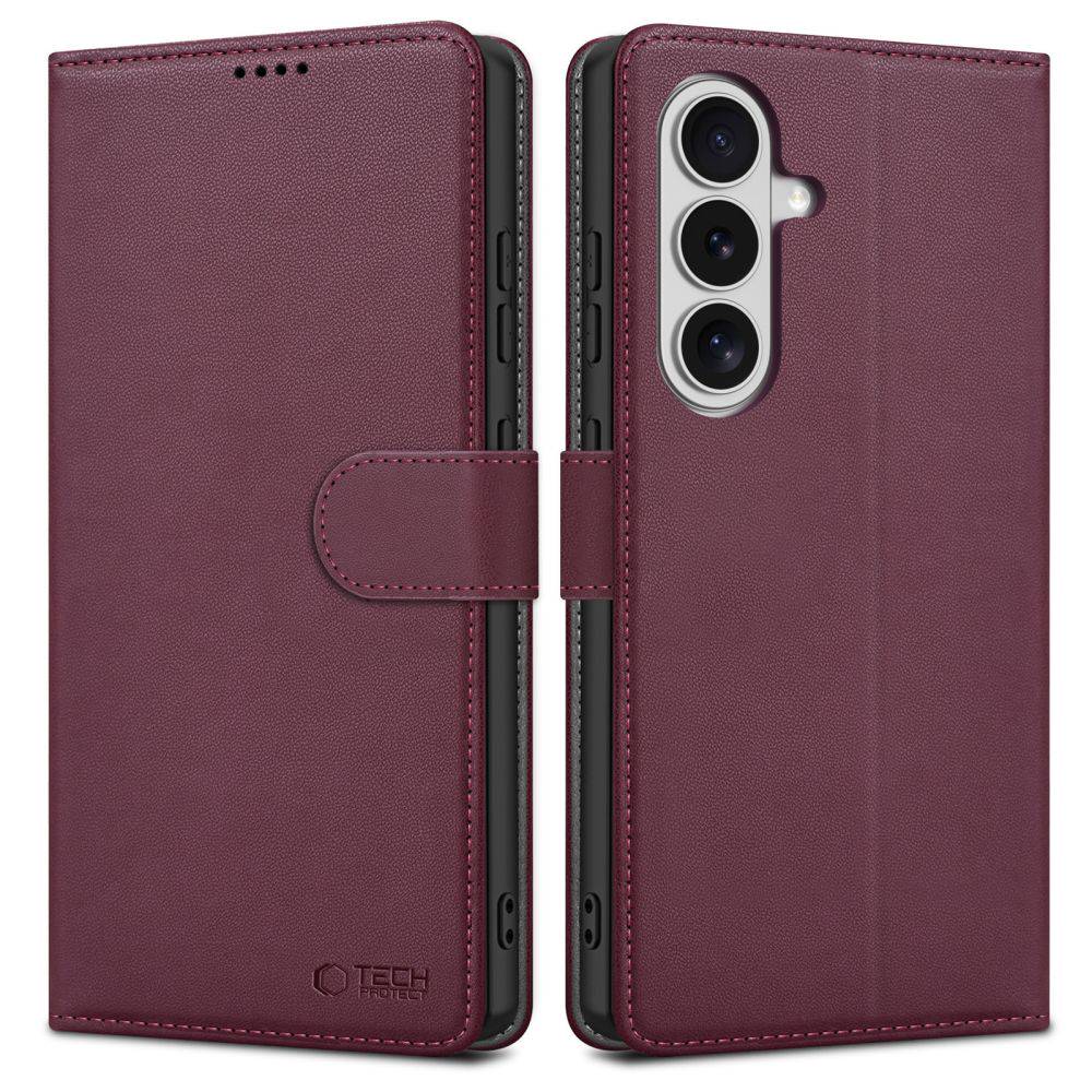 Ümbris kaanega Tech-Protect Wallet Samsung S26 (viinamari) Ümbris kaanega Tech-Protect Wallet Samsung S26 (viinamari)