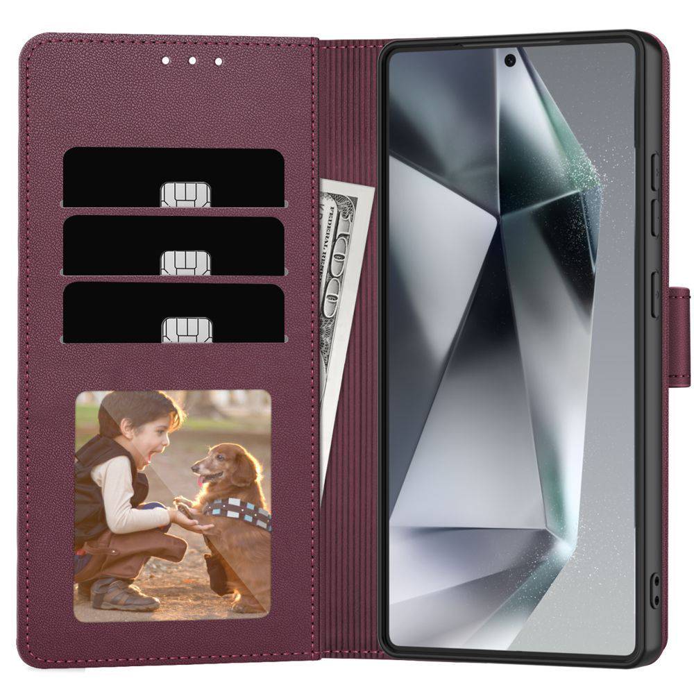 Ümbris kaanega Tech-Protect Wallet Samsung S26 (viinamari) Ümbris kaanega Tech-Protect Wallet Samsung S26 (viinamari)