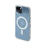 Ümbris Kingxbar PQY Crack MagSafe iPhone 15 (läbipaistev)