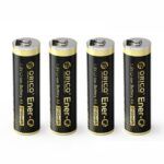 Orico liitiumaku 1,5V 2100mWh AA USB-C laetav aku laadimiskaabliga 4tk (must)