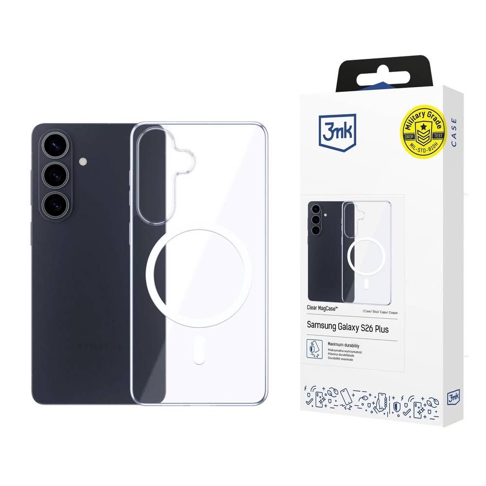 Silikoon 3MK Clear MagCase Samsung S947 S26 Plus (läbipaistev) Silikoon 3MK Clear MagCase Samsung S947 S26 Plus (läbipaistev)
