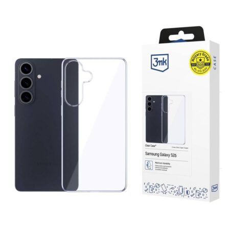 Silikoon 3mk Clear Case 1,2mm Samsung S942 S26 (läbipaistev)