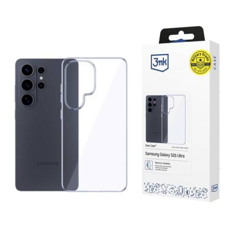 Silikoon 3mk Clear Case 1,2mm Samsung S948 S26 Ultra (läbipaistev) Silikoon 3mk Clear Case 1,2mm Samsung S948 S26 Ultra (läbipaistev)