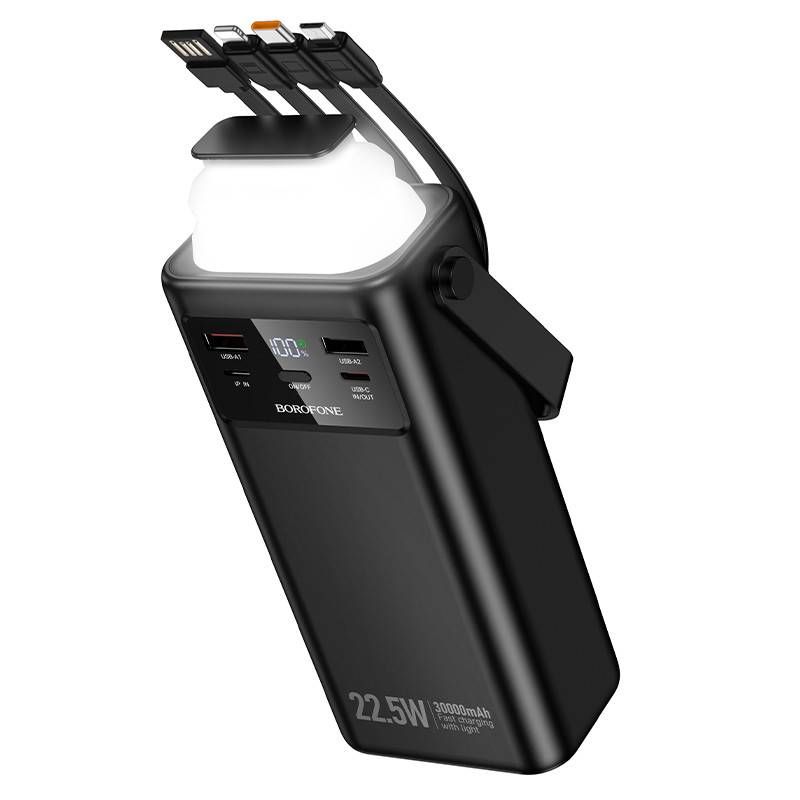 Akupank Borofone BJ65 22.5W 30000mAh (must) Akupank Borofone BJ65 22.5W 30000mAh (must)