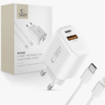Laadija Tech-Protect NCA30 PD 30W USB-A / USB-C + USB-C / Lightning (valge)