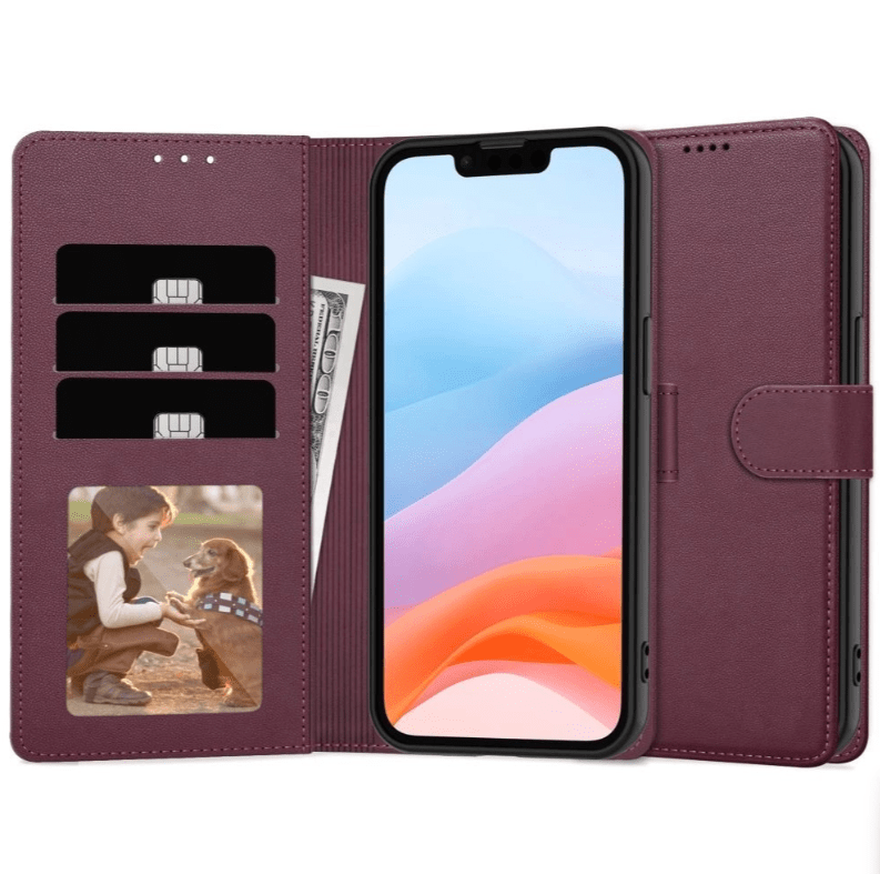 Ümbris kaanega Fancy Wallet Samsung A55 (viinamari) Ümbris kaanega Fancy Wallet Samsung A55 (viinamari)
