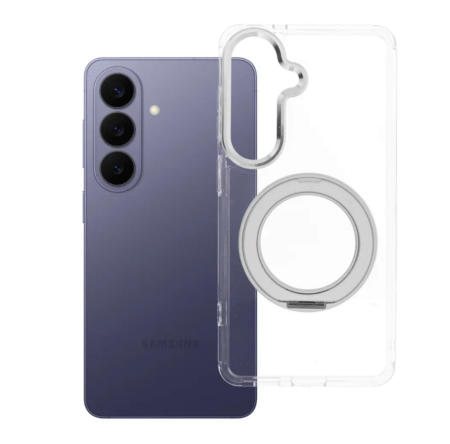 Ümbris Frame Circle Stand Magsafe Samsung A36/ A56 (läbipaistev)