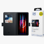 Ümbris kaanega 3mk Wallet Samsung S24 Ultra (must)