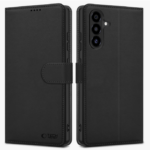 Ümbris kaanega Tech-Protect Wallet Samsung A17 (must)
