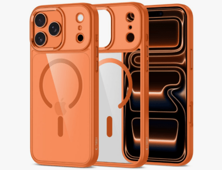 Ümbris Tech-Protect MagMat MagSafe iPhone 17 Pro (läbipaistevoranz)