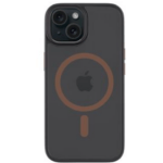 Ümbris Superstealth MagSafe iPhone 15 (must/pruun)