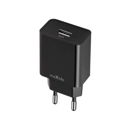 Laadija Maxlife MXTC-11 USB-A 3A (must)