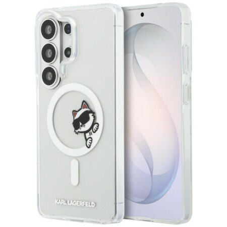 Ümbris Karl Lagerfeld IML Choupette Peekaboo Logo Magsafe Samsung S26 Ultra (läbipaistev)
