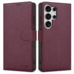 Ümbris kaanega Tech-Protect Wallet Samsung Galaxy S26 Ultra (bordoopunane)