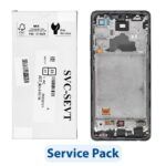 Varuosa Samsung Galaxy A72 4G/5G ekraan raamiga (service pack)