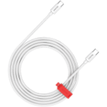 Juhe CANYON cable CC60AB Type C-Type C 60W kangast, 1.2m (valge)