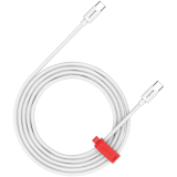 Juhe CANYON cable CC60AB Type C-Type C 60W kangast, 1.2m (valge)