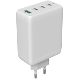 Adapter-kiirlaadija CCU100ACC GaN100W 3xPD 1xQC (valge)