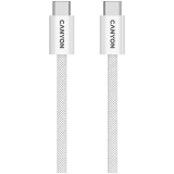 Juhe magneetiline CANYON OnWire 60MG Type-C-Type-C, 60W, 1m (valge)