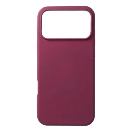 Ümbris iPhone 17 Pro Max / 18 Pro Max Silicone (tume kirsipunane)