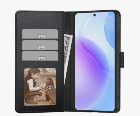 Ümbris kaanega Tech-Protect Wallet Samsung S26 (must)