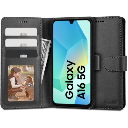 Ümbris kaanega Tech-Protect Wallet Samsung Galaxy A16 4G / 5G (must)
