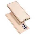 Ümbris kaanega Dux Ducis Skin Pro Samsung Galaxy S22 Ultra (kuldne)