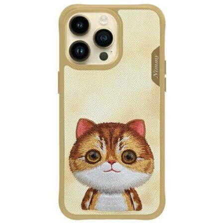 Ümbris Nimmy Big Eyed Pet 2.0 Cat iPhone 15 Pro Max (roheline)