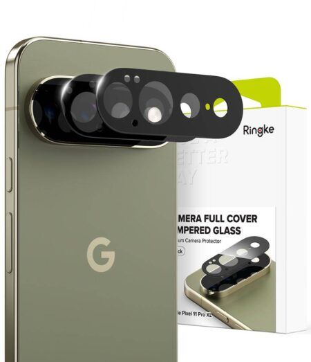 Kaitseklaas Ringke Camera Full tagakaamerale Google Pixel 11 Pro XL (2tk/must)
