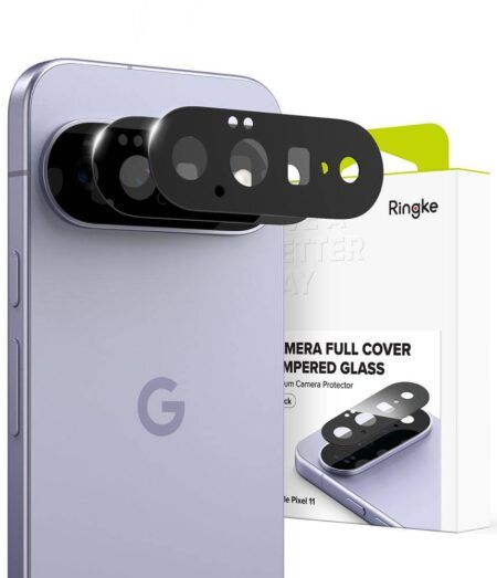 Kaitseklaas Ringke Camera Full tagakaamerale Google Pixel 11 (2tk/must)