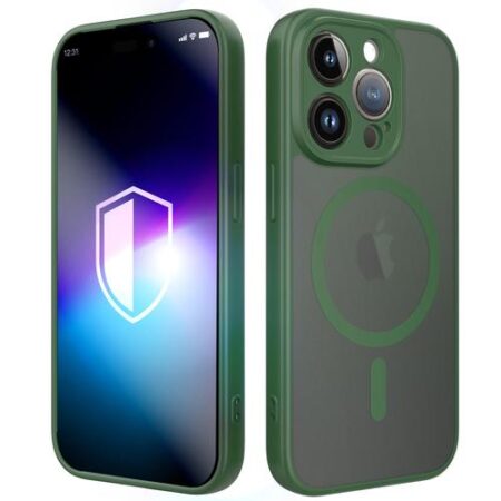 Ümbris 3mk Misty MagCase iPhone 15 Pro Max (roheline)