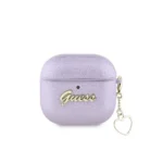 Kaitseümbris Guess Metallic ScriptApple Airpods 4 (lilla)