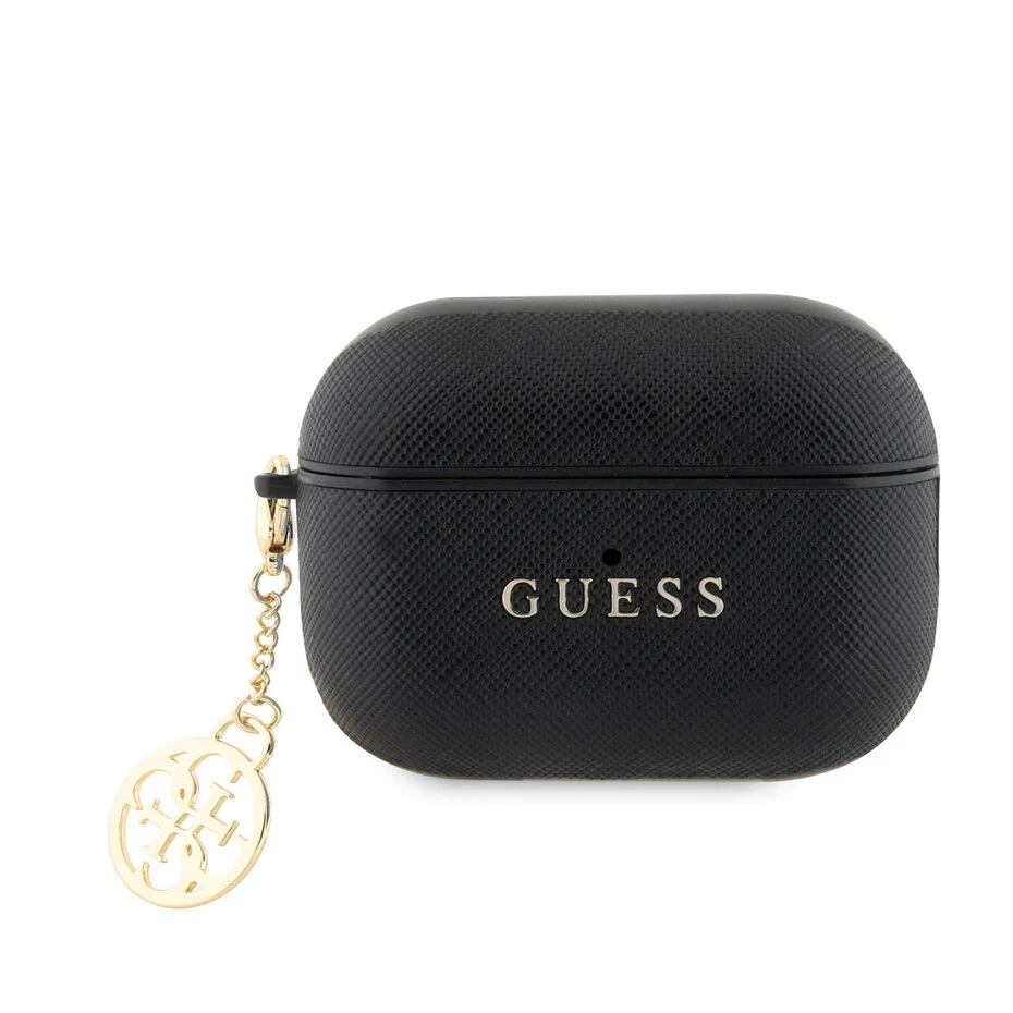 Ümbris Guess Saffiano Circle Charm AirPods Pro 2 (must)